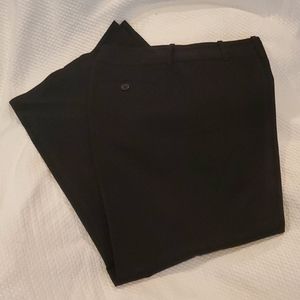 LOFT JULIE wide black slacks pants 8